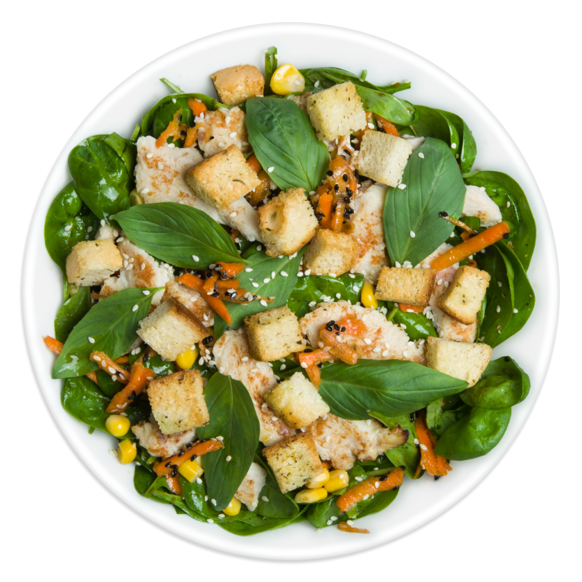 Sesam Huhn Salat bei green lovers Hamburg