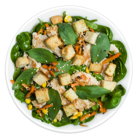 Sesam Huhn Salat bei green lovers Hamburg